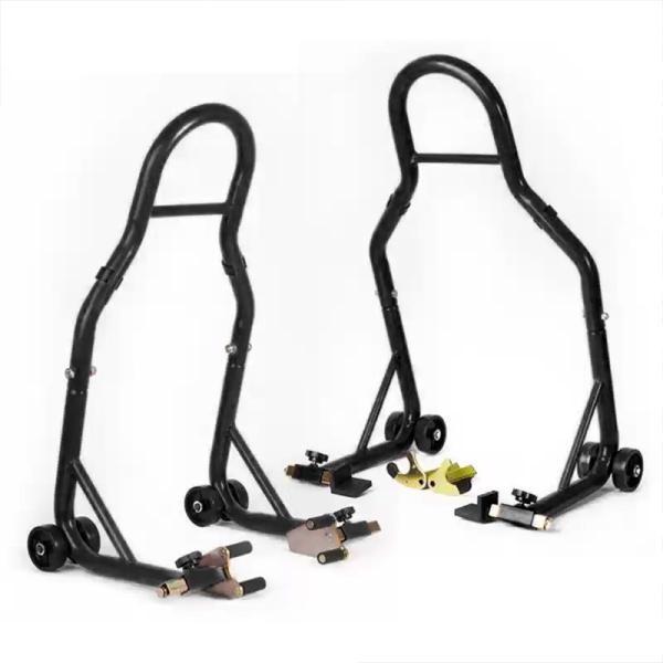 バイク汎用スタンドセット メンテナンススタンド 前後用 耐久性抜群