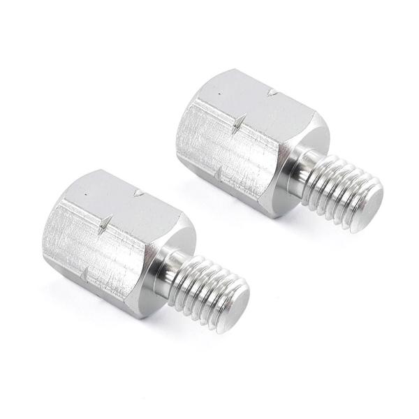 商品仕様：■ネジ径を正ネジ8mmミラー側から逆ネジ8mm車体側に変換します。