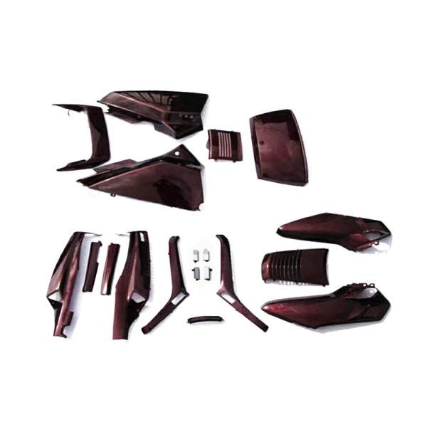 フュージョン外装セット (バラ売り不可) ホンダ フュージョン MF02 外装上下 ワインレッド フルセット