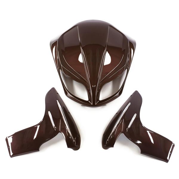 ホンダ フォルツァ MF08 サイドカウル+マスク エアロ 茶色塗装 3
