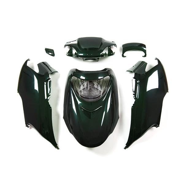 ホンダ ・スペイシー100用 純正外装パーツセット ホンダ（HONDA） スペイシー100(JF13) ダークグリーン 外装カウル 6点