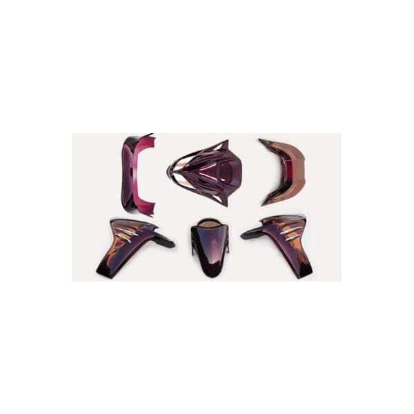 マジェスティ 250 2/C SG03J エアロ カウル 塗装済 ワインレッド