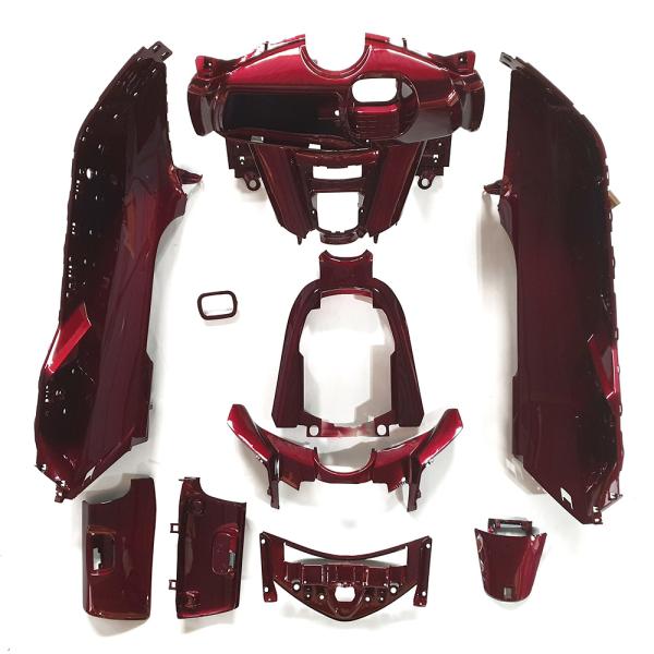 マグザム SG17 SG21J インナーカウル ワインレッド 赤 12点セット 特】ヤマハ マグザム(SG17J/SG21J) 外装カウル 12点セット