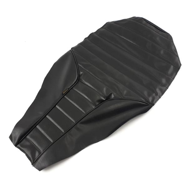 tw 200 225 段付きシート 張替え未使用 TW200/225 フラットシート ブラック パイピングホワイト/タック