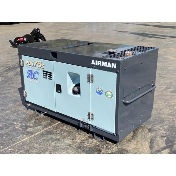 AIRMAN エンジンコンプレッサー 北越 PDS75SC エアマン 超低騒音 工具