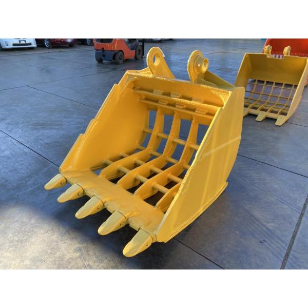 スケルトンバケット ふるい バケツ 0.7m3 横ピン アタッチメント 重機 ユンボ ショベル バックホー 建設用 ID:OBS470