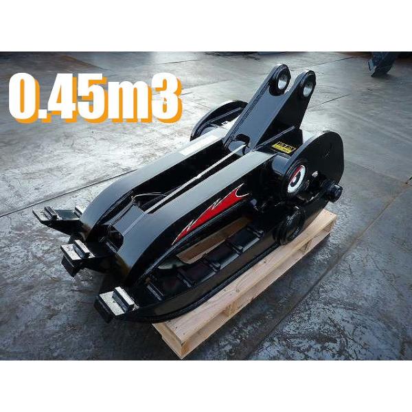 0.45クラスフォーク ツカミ ハサミ 解体や林業に 日立EX120で使用