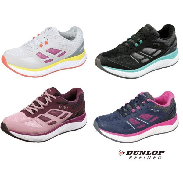 レディース ウォーキングシューズ DUNLOP ダンロップ リファインド 008