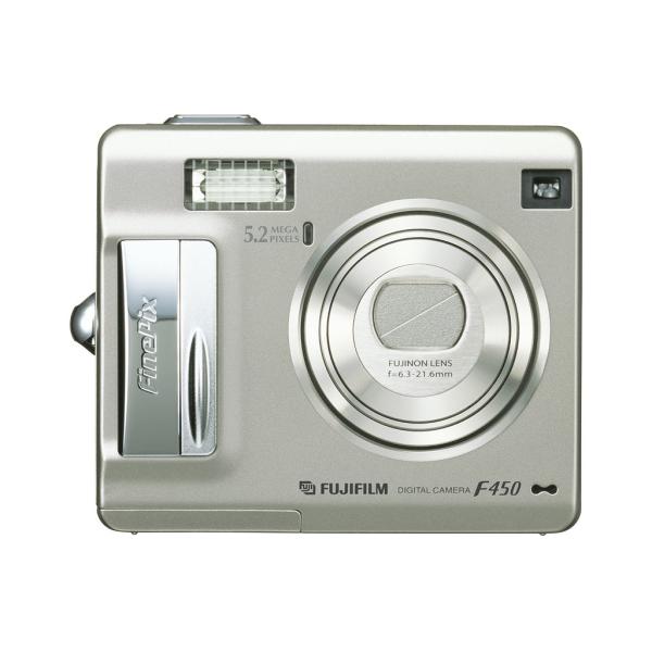 新品 FUJIFILM FinePix F450 シルバー 520万画素、光学3.4倍ズーム、2.0型液晶を搭載した「ファインピックス スクエア ミニ」