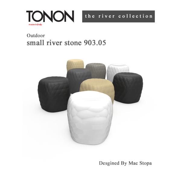 【美品】TONON 『スモールリバーストーン ライトグレー』 イタリア製 small river stone（スモールリバーストーン）903.05【TONON（トノン