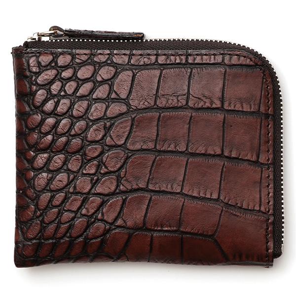 beau dessin（ボーデッサン） クロコ 型押し ミニ財布 メンズ 本革