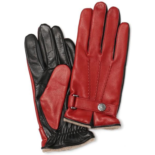 手袋 メンズ レザー 本革 レッド ワイン 赤色 スマホ対応 スマートフォン対応 タッチパネル対応 Kuroda クロダ Kro0027d01 東京ヒマワリ 通販 Yahoo ショッピング