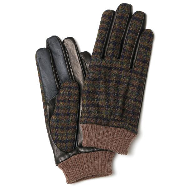 HARRIS TWEED（ハリスツイード） 手袋 メンズ タッチパネル スマホ対応