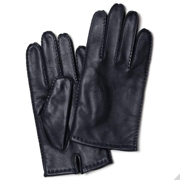 KURODA（クロダ） 本革 メンズ 手袋 ブルー ネイビー 青色 ギフト