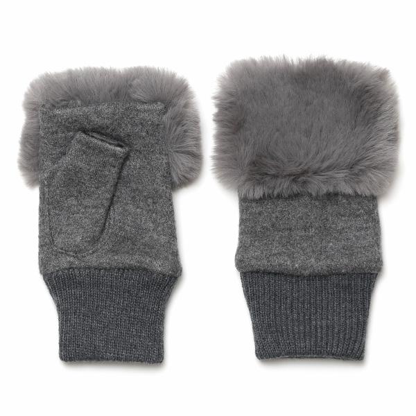 KURODA（クロダ） 手袋 指なし レディース ハンドウォーマー