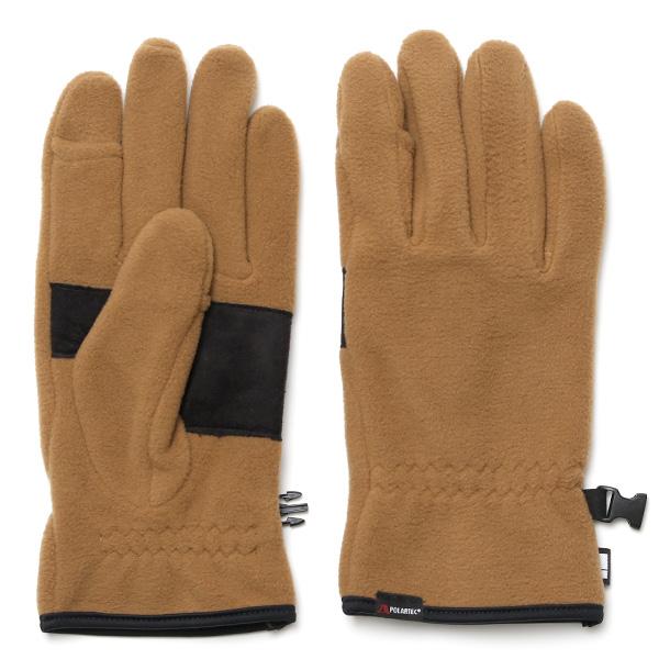 スマホ対応 手袋 メンズ 自転車 防寒 バイクグローブ ベージュ 肌色