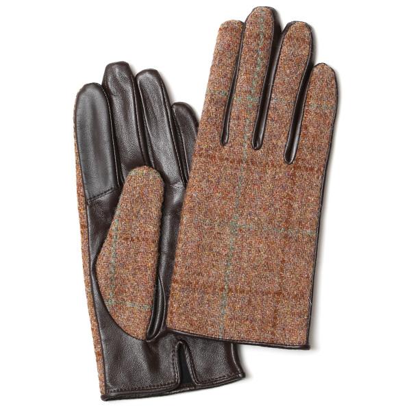 KURODA（クロダ） ハリスツイード 日本製 革手袋 レディース スマホ