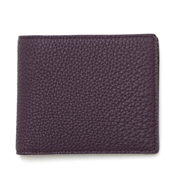 KUBERA 9981 二つ折り財布 メンズ ミニ財布 シュリンクレザー 本革