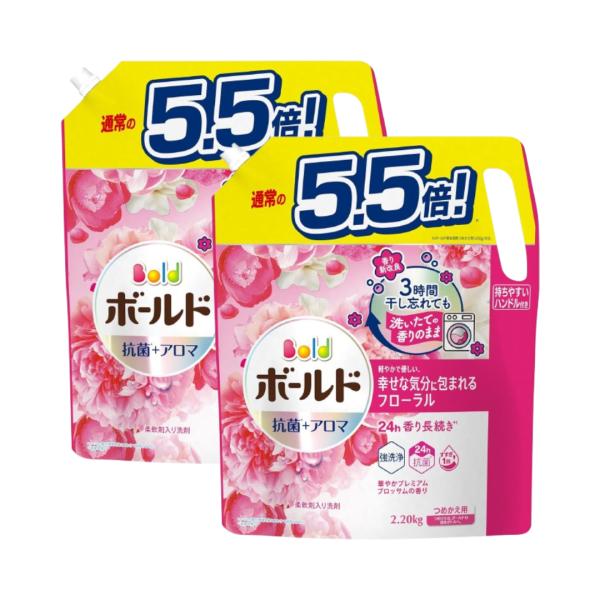 ボールド 洗濯洗剤 液体 プレミアムブロッサム 大容量 詰め替え 2200g