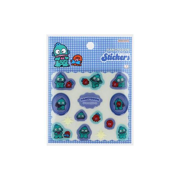 サンスター文具 ハンギョドン ぷっくりシール チェック サンリオ