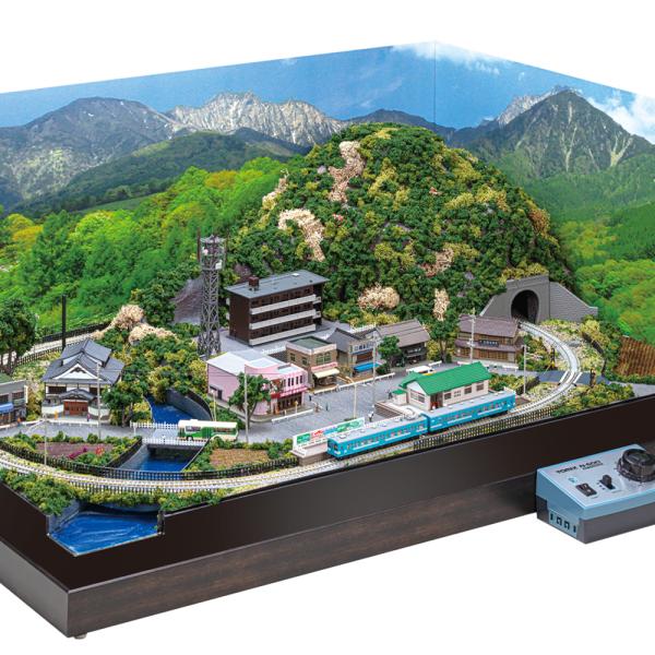 Nゲージ　ジオラマ N gauge] Creating the ground and grass (Tohoku Main Line
