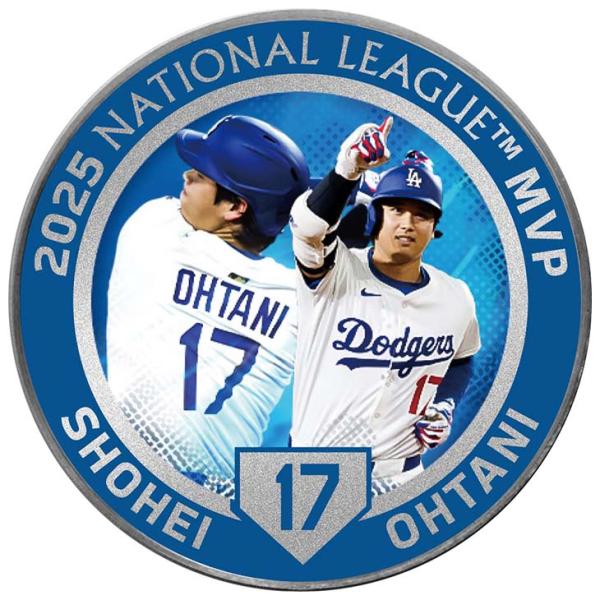 大谷翔平2025年NL MVP記念メダル』純銀 31.1g : 株式会社 東京書芸館