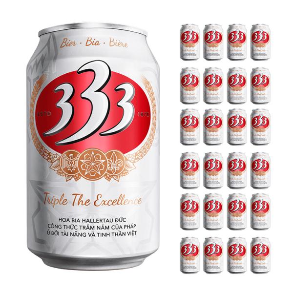 ビール ベトナムビール 333 バーバーバー 缶 330ml 24本 池光