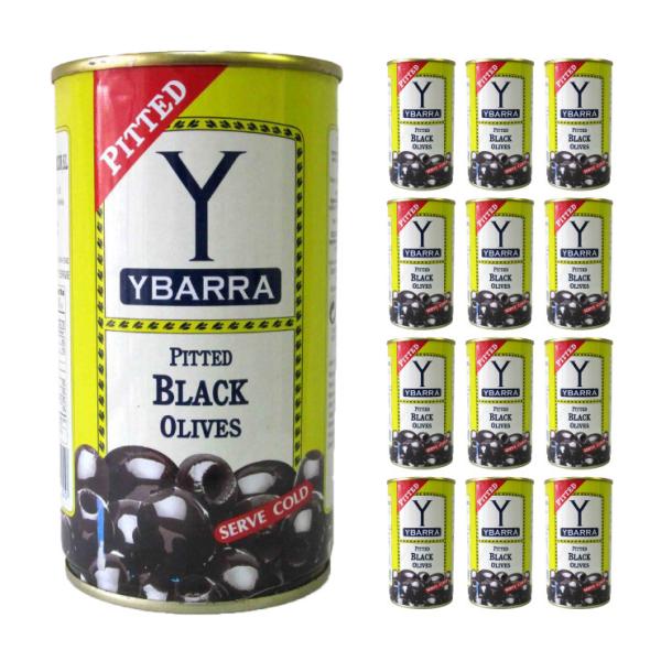 オードブルやそのままおつまみに商品名：ブラックオリーブ 種無 缶 350g内容量：350g×12個原材料：オリーブ加工地：スペイン商品コメント：マンザニーリャ種厳選されたオリーブ実