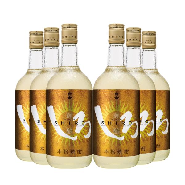 白岳 焼酎 本格焼酎 金しろ 謹醸しろ 720ml 6本 25度 瓶 高橋酒造 送料