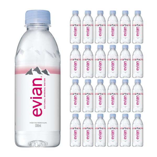 GrA  ~lEH[^[ 330ml 24{ ɓ evian d KAi 񂹕i 