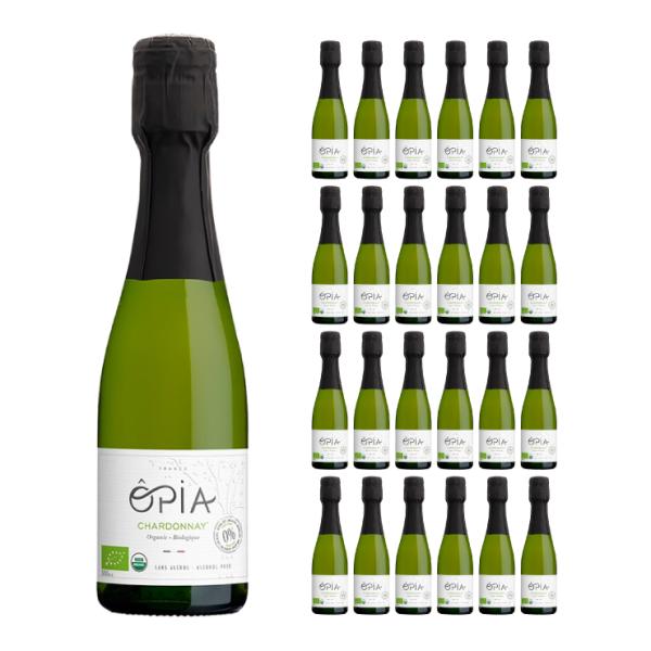 シャルドネスパークリングオーガニックノンアルコール 200ml 12本セット ノンアルコール 本格 オピア シャルドネ スパークリング