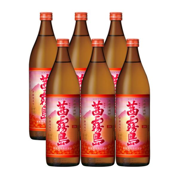 霧島酒造 乙 25度 茜霧島 芋 900ml 6本 芋焼酎 本格焼酎 送料無料 爆買