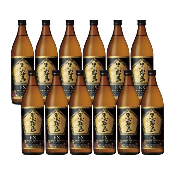 霧島酒造 乙 25度 黒霧島EX 900ml 12本 芋焼酎 本格焼酎 取り寄せ品