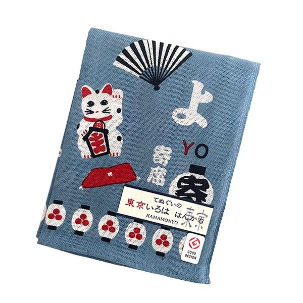 日本のおみやげ かわいい 和柄 小物 てぬぐいハンカチ／寄席 : 日本の