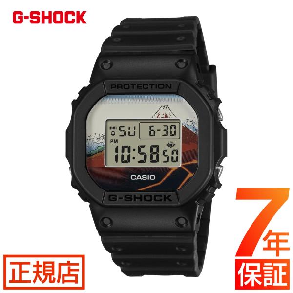 G-SHOCK 5600 SERIES DW-5600KHSH25-1JR 葛飾北斎「山下白雨」 ジー