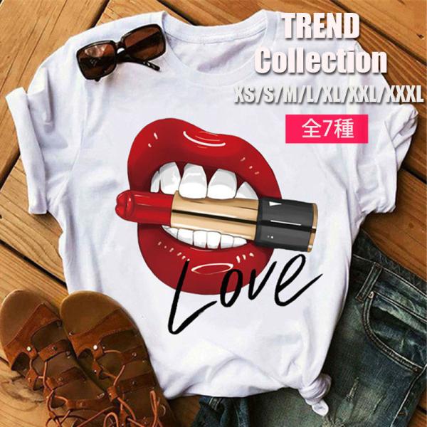Tシャツ 半袖 レディース ストリート系ファッション 大きめ 21 春夏 ダンス 衣装 韓国 Hiphop ｂ系 アメカジ K Pop 原宿 唇 ロゴ 柄 Tokyo9 Buyee Buyee Jasa Perwakilan Pembelian Barang Online Di Jepang