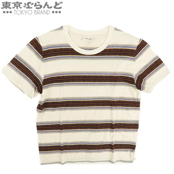 サンローラン SAINT LAURENT ボーダー シャツ 525505 アイボリー