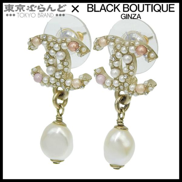 CHANEL シャネル ココマーク ピアス 07V フェイクパール ドロップ ゴールド 片耳のみ CHANEL（シャネル） 並行輸入 ピアス ココマーク CHANEL PIERCE