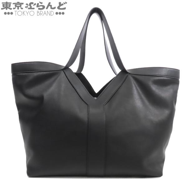 再値下げ！イヴ・サンローラン　トートバッグ 黒 ナイロン レザー調ハンドル Yves Saint Laurent（イヴ・サンローラン） バッグ トートバッグ イブ