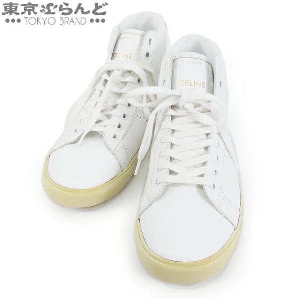 CELINE セリーヌ 22cm ミュール レザー 白 フラワー 花 35 CELINE セリーヌ 22cm ミュール レザー 白 フラワー 花 35