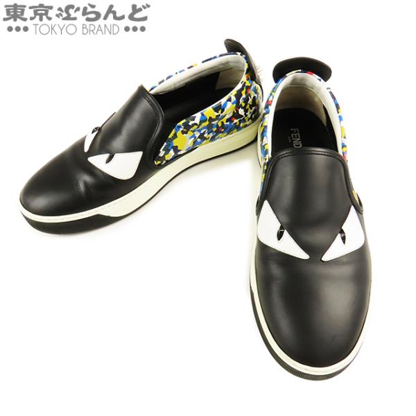 FENDI（フェンディ） モンスター ブラックxマルチカラー レザー