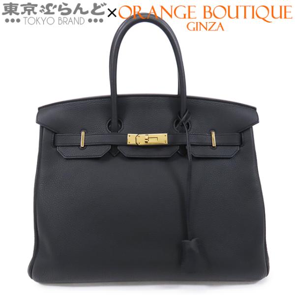 HERMES（エルメス） バーキン 35 C刻印 黒 ブラック ゴールド金具 トゴ 
