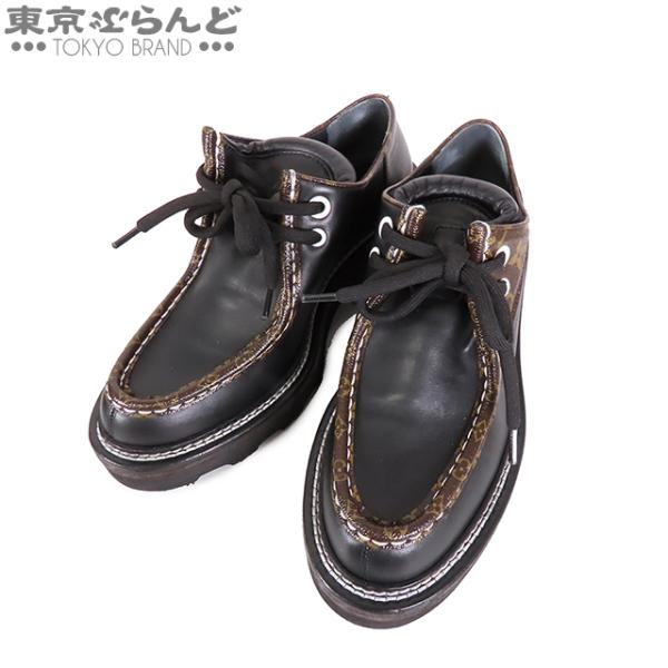 【超美品 24AW】ルイヴィトン ルビーライン ダービー レザー LVロゴ 厚底 tokyobrand_101675872