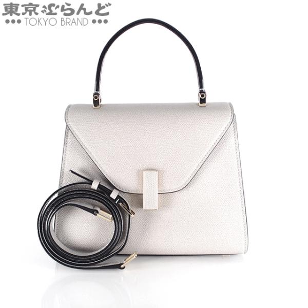 Valextra（ヴァレクストラ） ミニ イジィデ ライトグレー レザー 2way