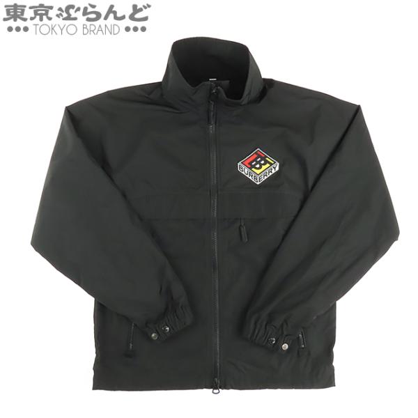 バーバリー　ジャケット　メンズ BURBERRY（バーバリー） ジップ ジャケット 黒 ブラック ポリエステル