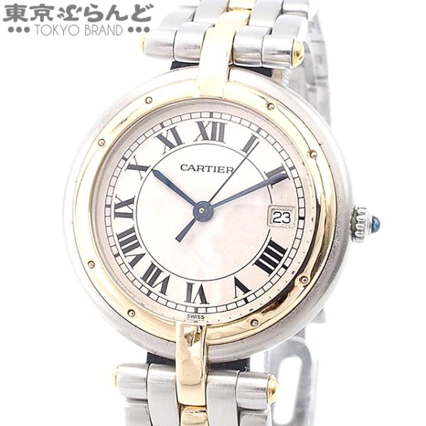 3年保証 カルティエ CARTIER パンテール ヴァンドーム SS YG 1ロウ 