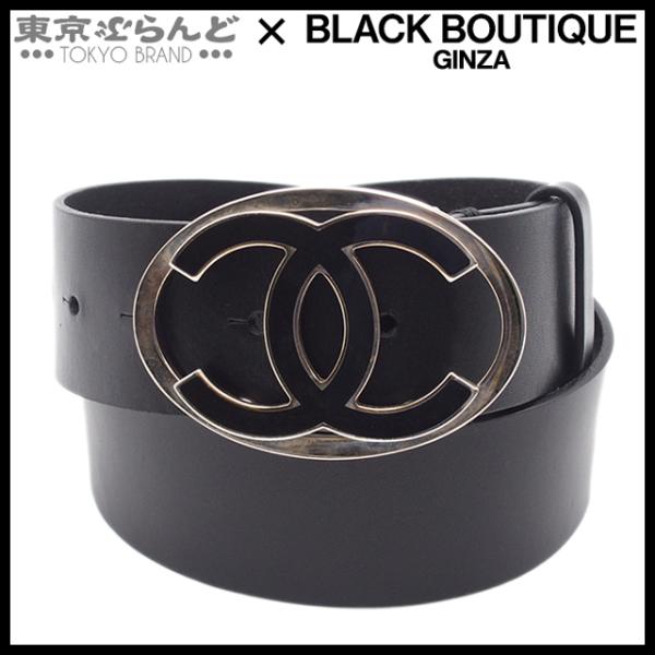 CHANEL（シャネル） ココマーク バックル 08C ブラック シルバー金具