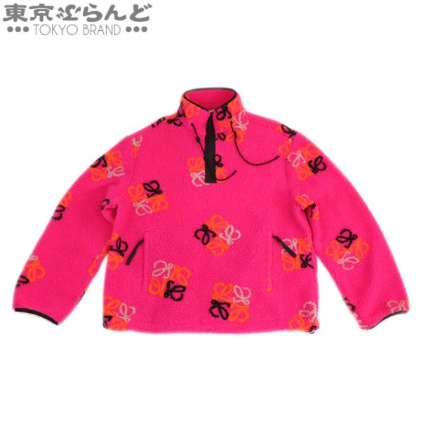 LOEWE - LOEWE ロエベ ジャケット サイズM プルオーバー  アナグラム ジャカード フリースジャケット ブランド古着【中古】20250404/RA3995 LOEWE - LOEWE ロエベ ジャケット サイズM プルオーバー