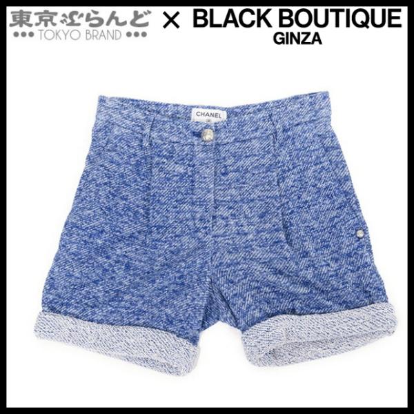 CHANEL（シャネル） ショートパンツ P51040V37833 ブルーxホワイト