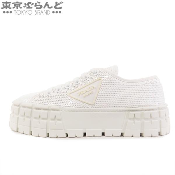 PRADA プラダ ダブルホイール スニーカー 1E787M ホワイト 